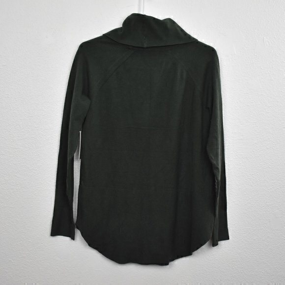 Raya New York Cowl Neck Sweater New with Tags Size Medium Color Forest - Picture 3 of 5